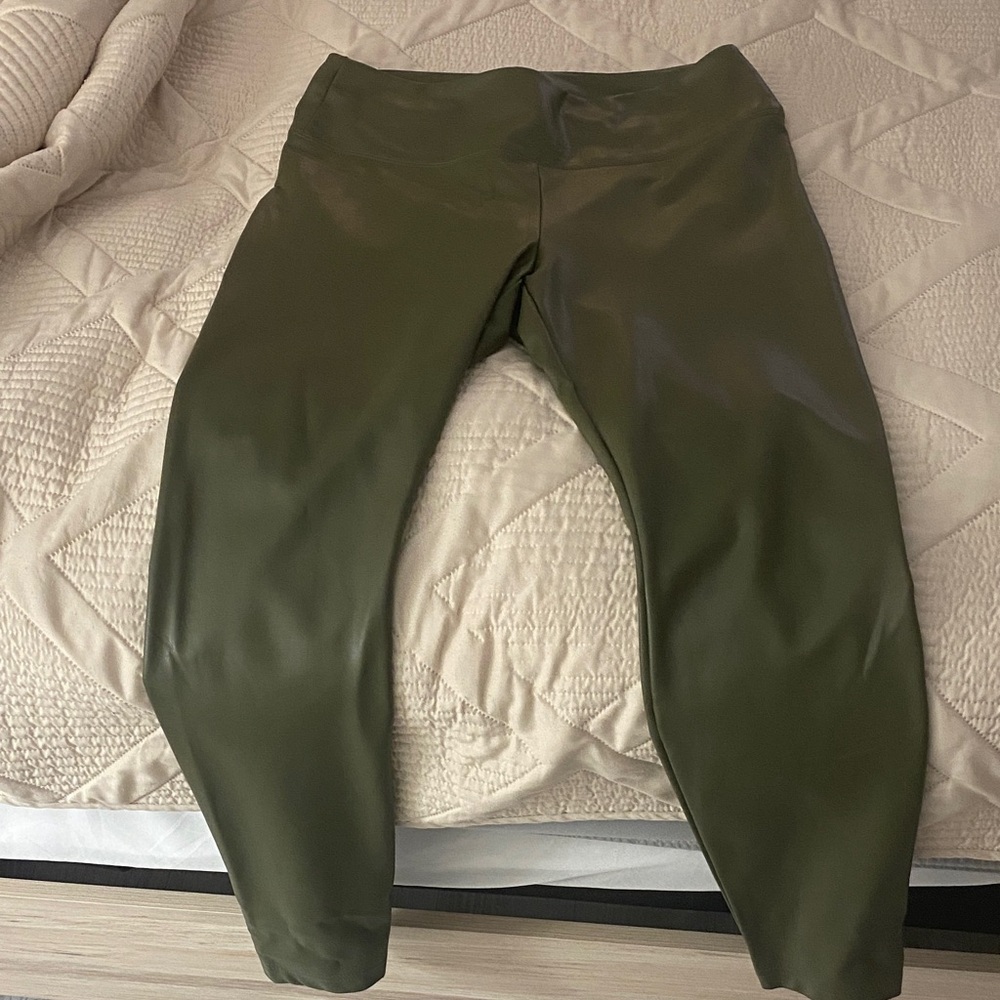 White House Black Market Olive Leggings